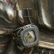 s925 silver eye of god vintage ring, view 6 - MRSLM