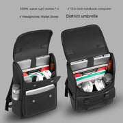 large capacity computer backpack for men, view 3 - MRSLM