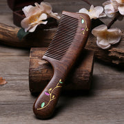 natural sandalwood comb, view 5 - MRSLM