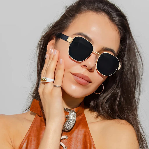 irregular polygon sunglasses - MRSLM