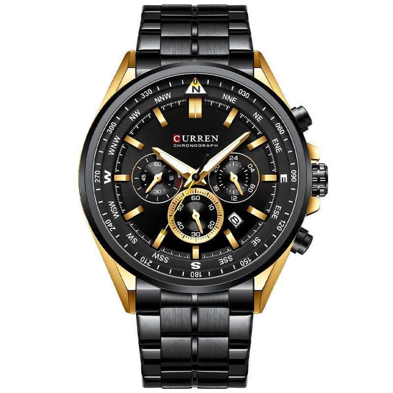 men's quartz calendar watch, view 4 - MRSLM