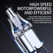 rechargeable electric nose and ear hair trimmer, view 5 - MRSLM