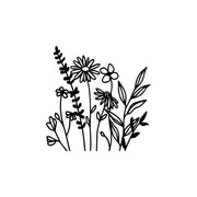 wildflower vinyl car stickers, view 3 - MRSLM