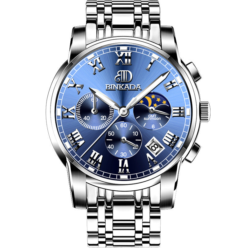 men's fashion quartz watch, view 4 - MRSLM