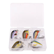 5pcs mini bass fishing lure set, view 4 - MRSLM