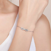 sterling silver stretch character bracelet - MRSLM