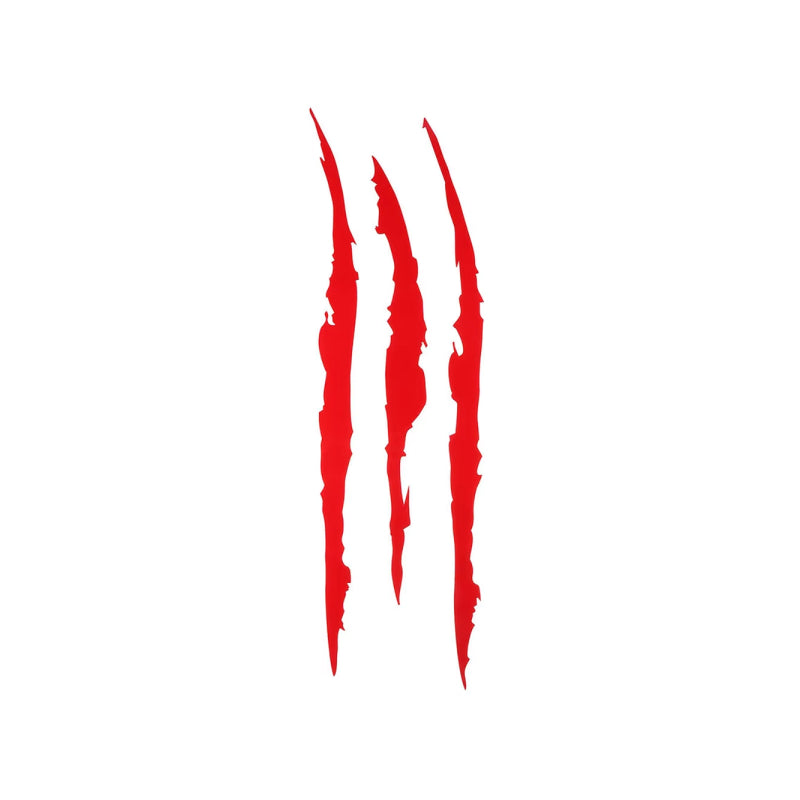 Reflective monster claw car stickers, view 4 - MRSLM