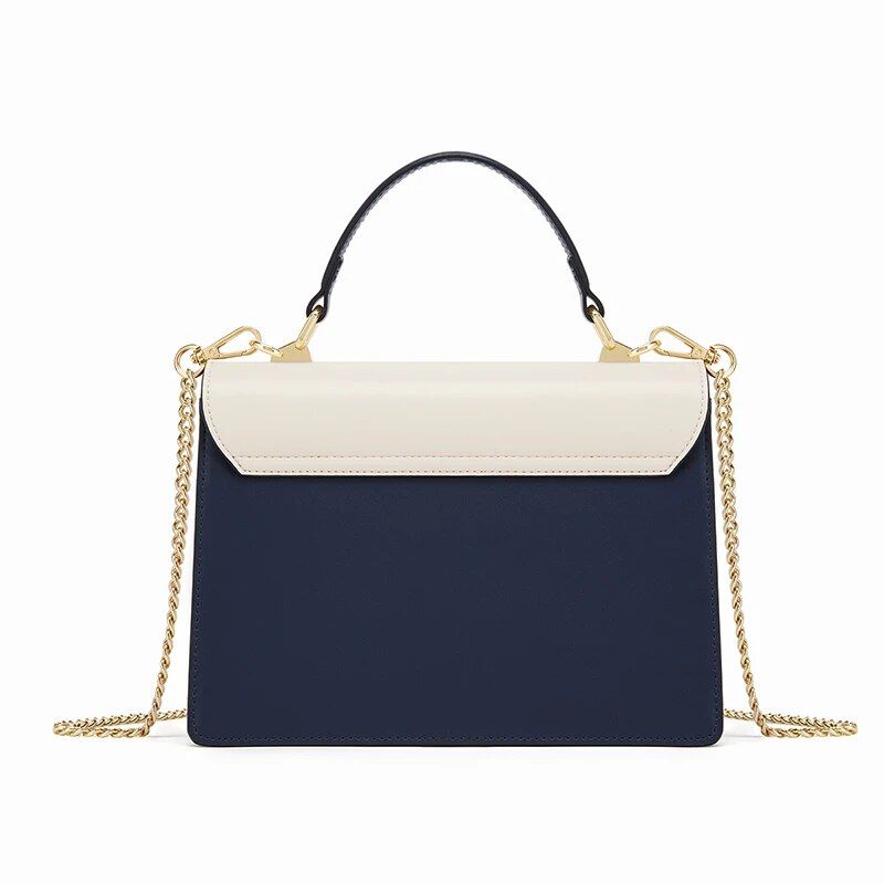 square leather shoulder bag, view 8 - MRSLM