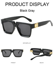 luxury square sunglasses, view 9 - MRSLM
