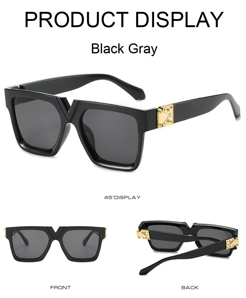 luxury square sunglasses, view 9 - MRSLM