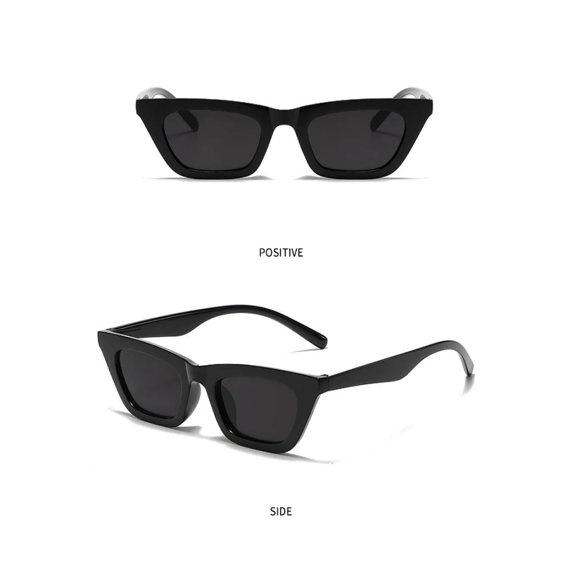 retro cat eye sunglasses, view 9 - MRSLM