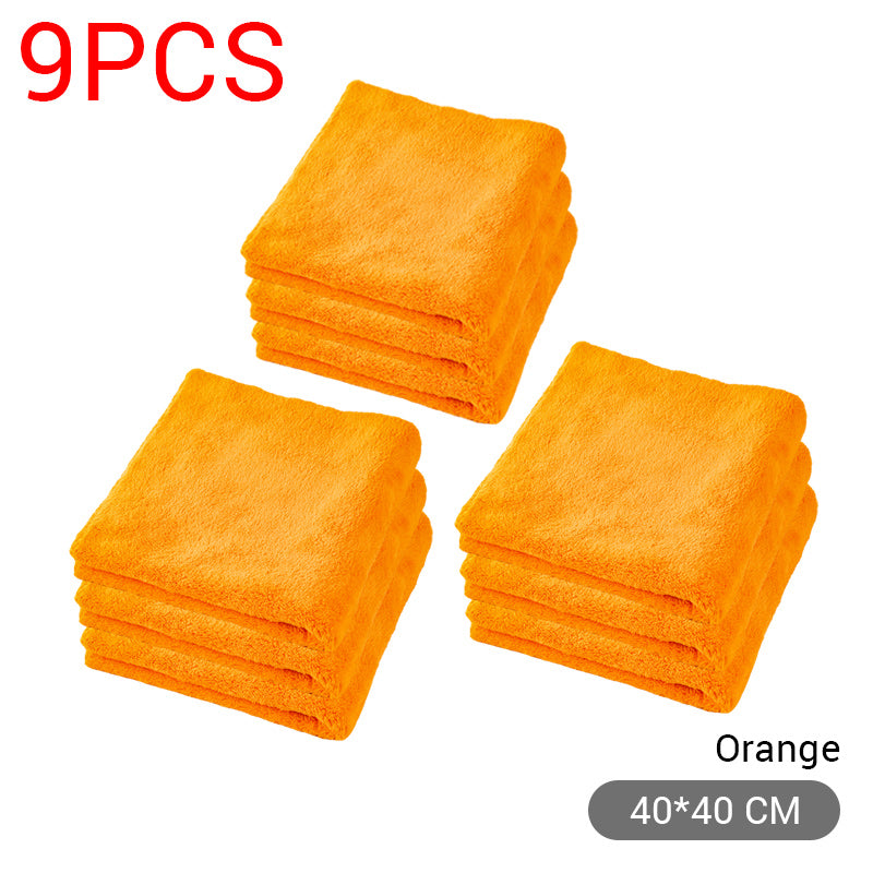microfiber car detailing towels 40x40cm, view 2 - MRSLM