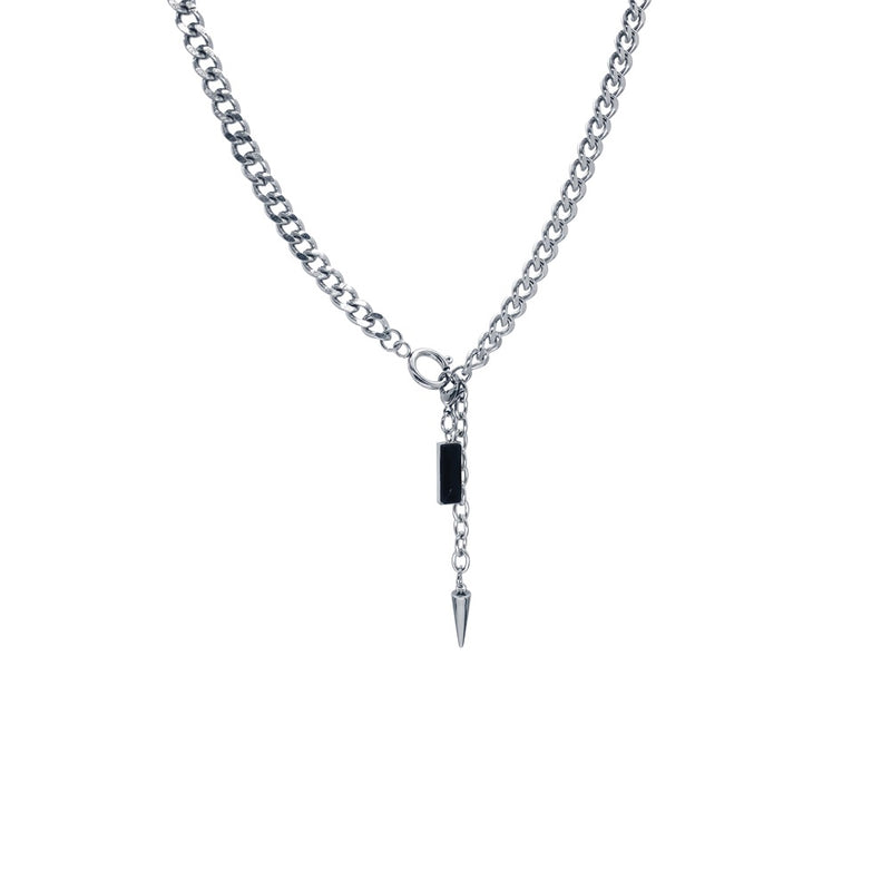 titanium steel pendant necklace, view 3 - MRSLM