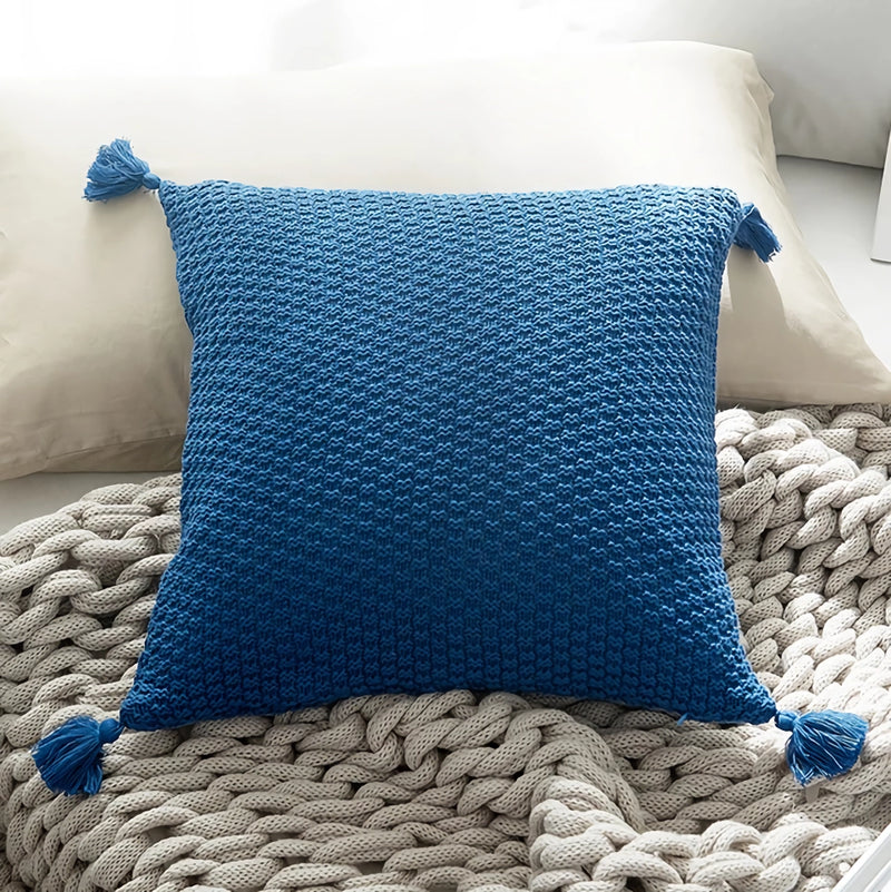 Crochet cotton pillow cover, view 3 - MRSLM