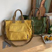 canvas crossbody shoulder bag, view 7 - MRSLM