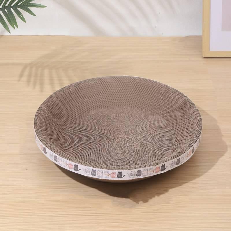 cat scratcher bed, view 2 - MRSLM