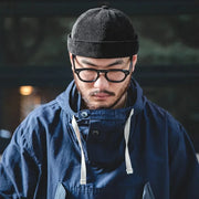 retro corduroy sailor cap, view 3 - MRSLM