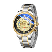 men's steel strap sports quartz watch, view 4 - MRSLM
