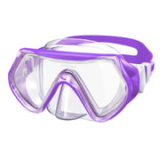 kids snorkel mask with nose cover, view 3 - MRSLM