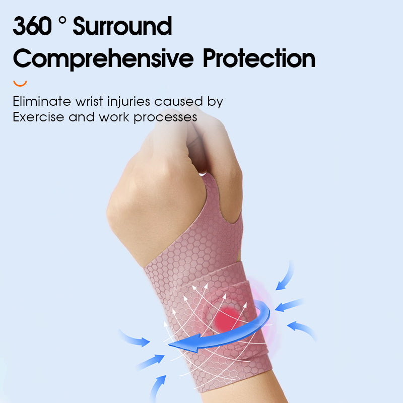 adjustable elastic wrist support, view 7 - MRSLM