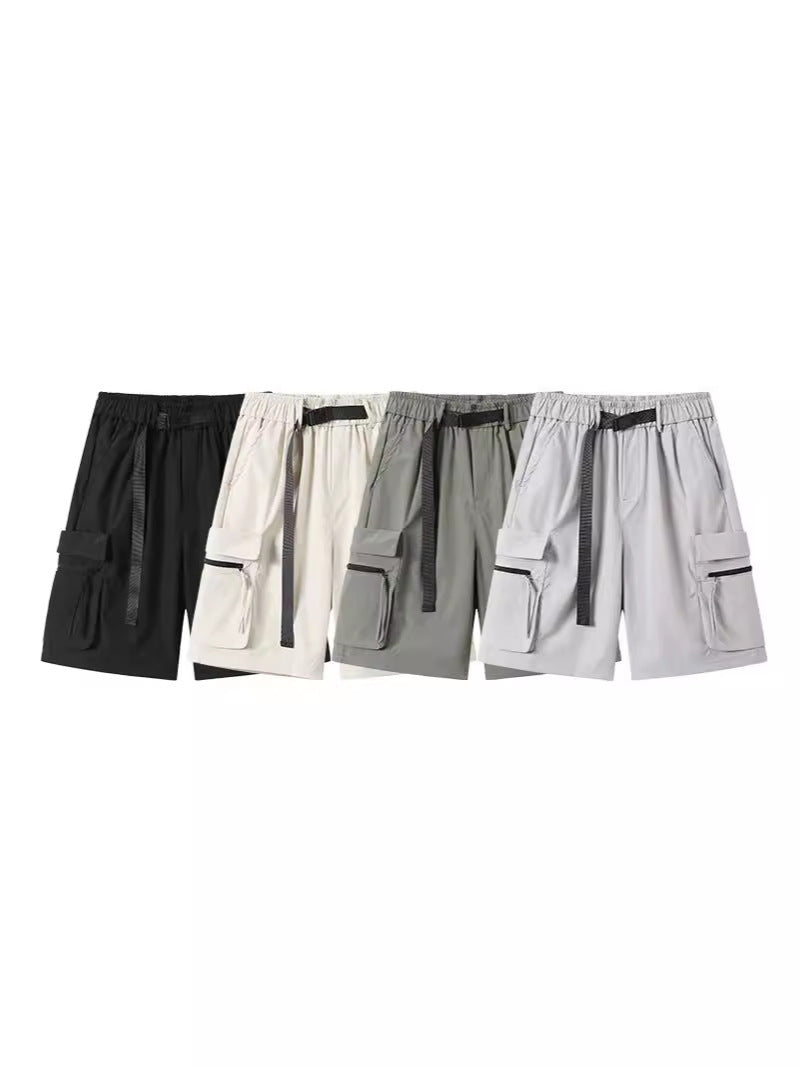 men's multi-pocket workwear shorts, view 2 - MRSLM