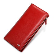 Genuine leather long wallet for women - MRSLM