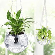 disco ball hanging planter, view 2 - MRSLM