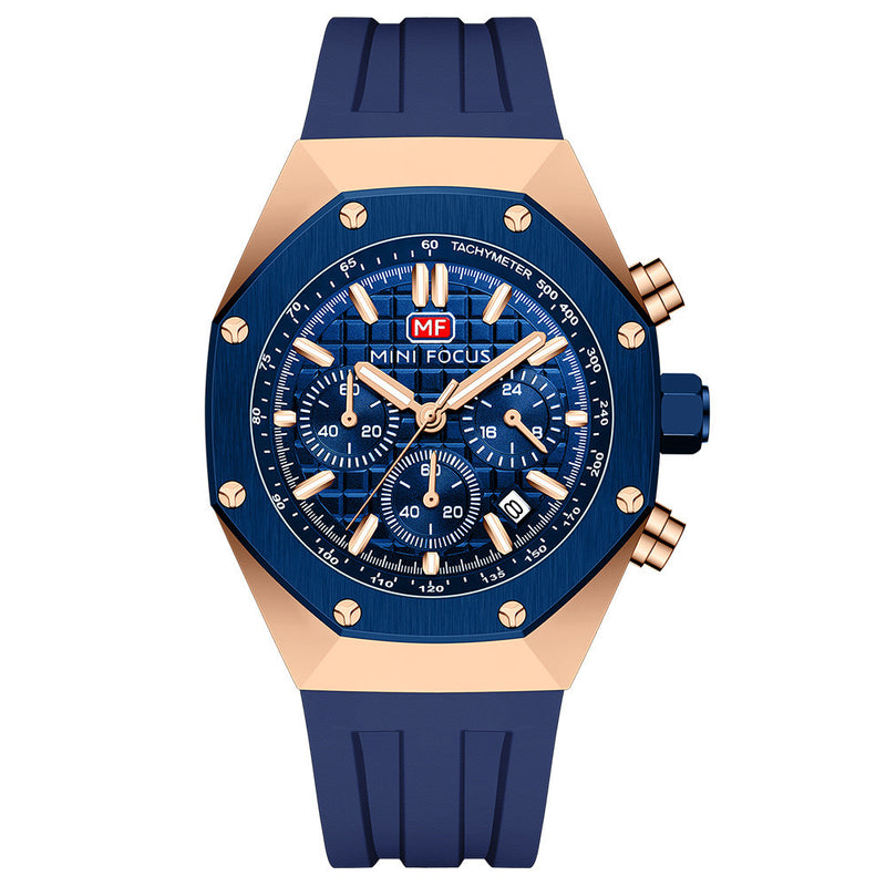 men's luminous sports quartz watch, view 6 - MRSLM