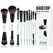 Double-sided makeup brush set, view 2 - MRSLM