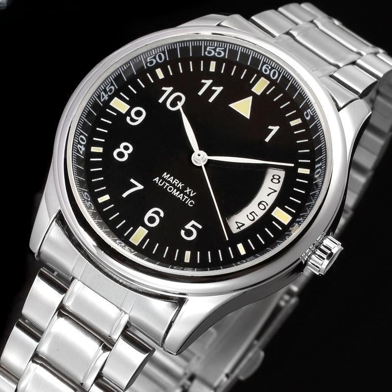 men's skeleton automatic watch, view 6 - MRSLM