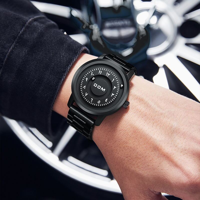 men's steel strap watch, view 2 - MRSLM