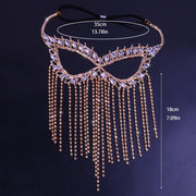 masquerade zircon mask, view 2 - MRSLM