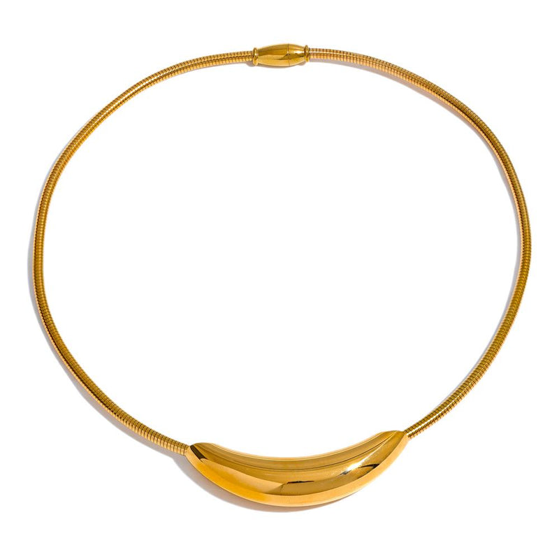 Gold choker necklace - MRSLM