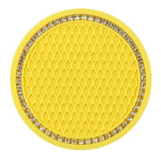 diamond car cup holder mat, view 3 - MRSLM