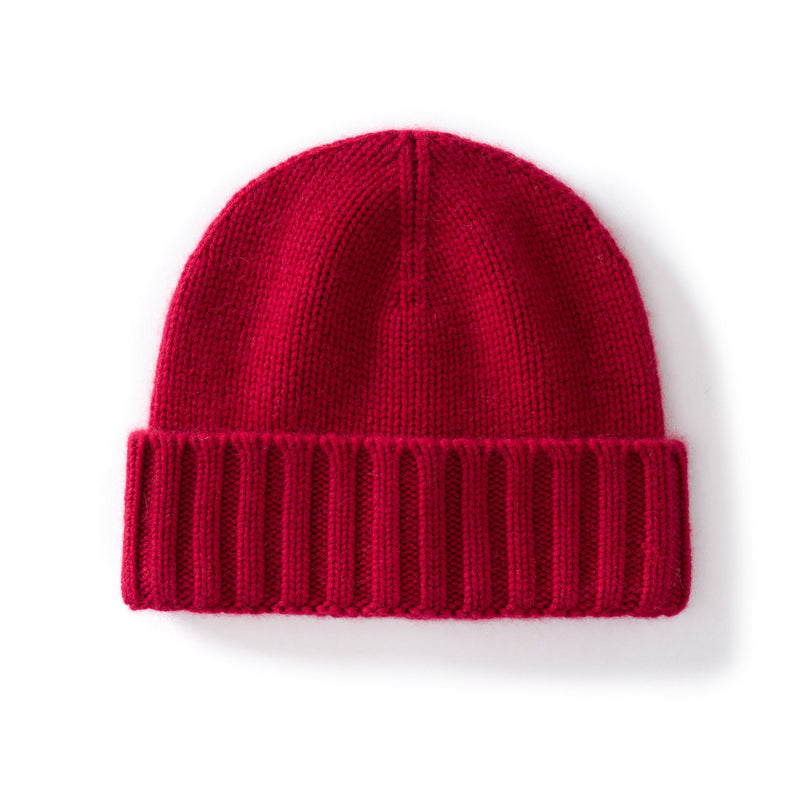 Thick cuffed knit beanie unisex, view 9 - MRSLM