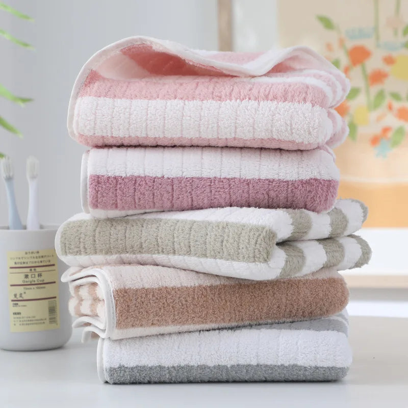 coral fleece dishcloth and bath towel, view 11 - MRSLM