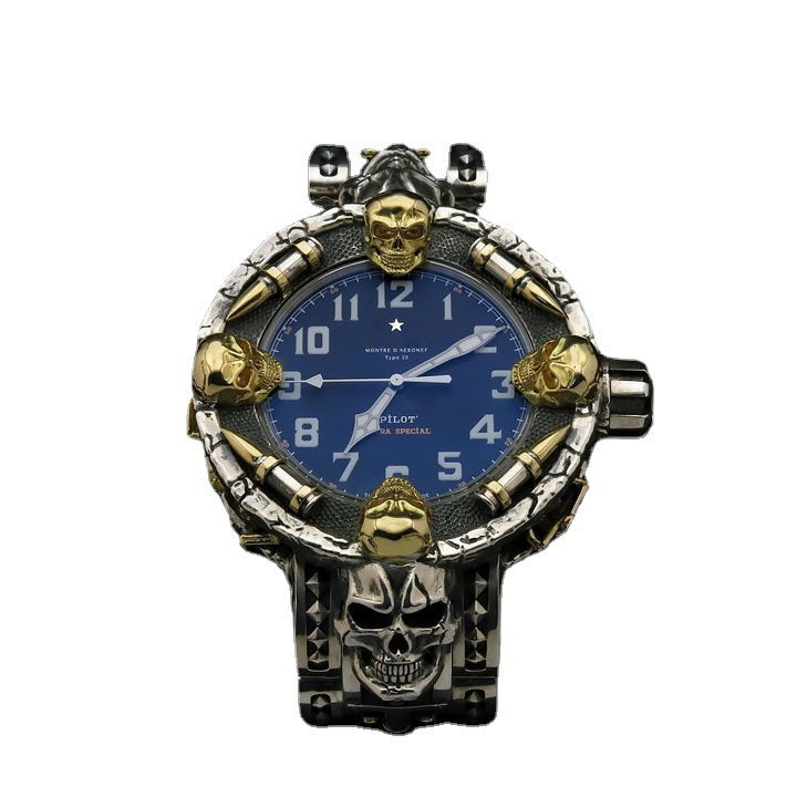 resin skull strap electronic watch, view 5 - MRSLM