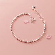 s925 silver bean bead butterfly bracelet - MRSLM