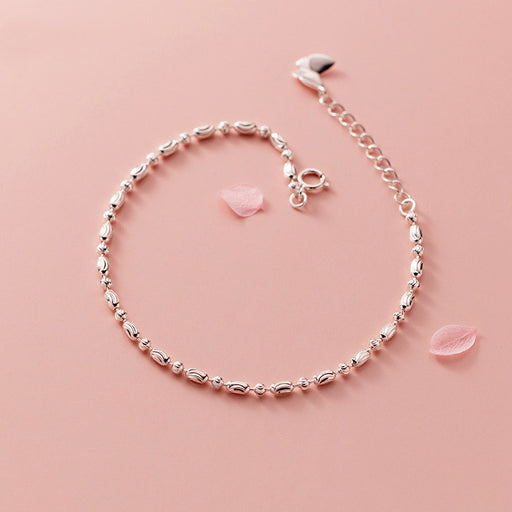 s925 silver bean bead butterfly bracelet - MRSLM