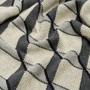 3d cube cotton knitted plaid blanket, view 9 - MRSLM