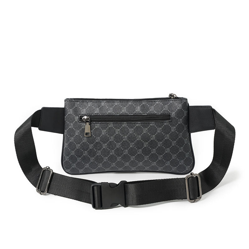 men's pu leather chest bag, view 5 - MRSLM