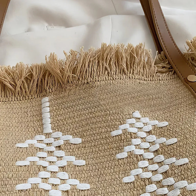tassel canvas tote bag, view 10 - MRSLM