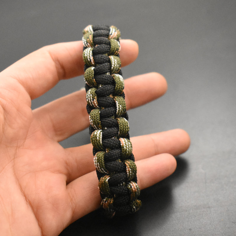 braided paracord couple bracelet, view 4 - MRSLM