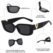 cat eye UV400 sunglasses for women, view 7 - MRSLM