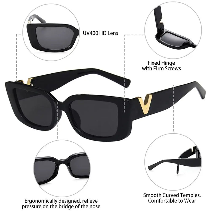 cat eye UV400 sunglasses for women, view 7 - MRSLM