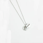custom portrait laser necklace, view 4 - MRSLM