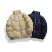 men's stand-up collar padded coat, view 4 - MRSLM