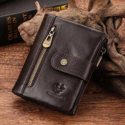 genuine leather slim wallet - MRSLM