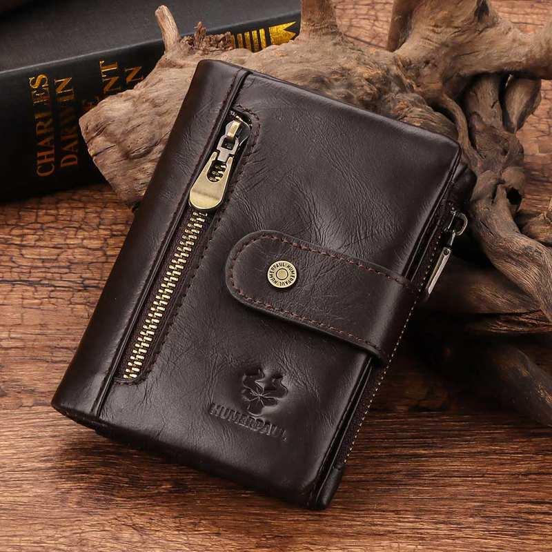 genuine leather slim wallet - MRSLM