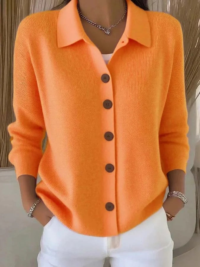 women's button knit cardigan, view 8 - MRSLM